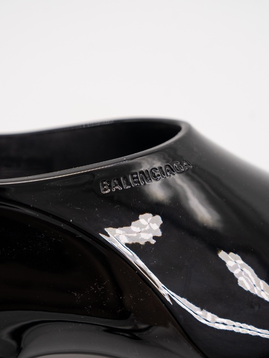 Balenciaga Space Shoe Shiny Black Men\'s size 40eu 7 US main image 5